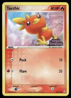 Pokemon Cards Torchic 83/110 Holon Phantoms Common MP - Image 1