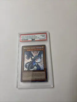 Yugioh Blue Eyes Shining Dragon LCKC-EN008 PSA 9 1st Edition - Image 1