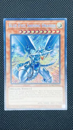 Yu-Gi-Oh! Blue-Eyes Shining Dragon LCKC-EN008 Secret Rare - Image 1