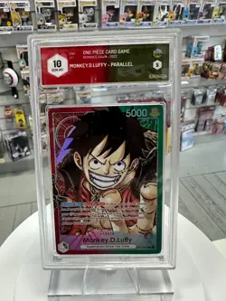 One Piece CCG Monkey D. Luffy #003Romance Dawn Op01-Alt.Art GRAAD 10 - Image 1