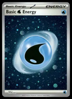 Pokemon Cards Basic Water Energy 003 Scarlet & Violet HOLO Common NM - Image 1