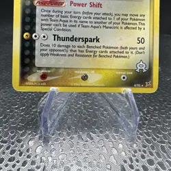 Pokemon Card - Team Aqua's Manectric Team Magma vs Team Aqua 4/95 Holo Rare-MP - Image 4