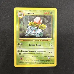 Pokemon TCG Spanish LP Ivysaur 30/102 Base Set Unlimited Uncommon Card WOTC - Image 1