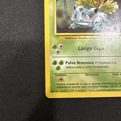 Pokemon TCG Spanish LP Ivysaur 30/102 Base Set Unlimited Uncommon Card WOTC - Image 4