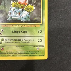 Pokemon TCG Spanish LP Ivysaur 30/102 Base Set Unlimited Uncommon Card WOTC - Image 5