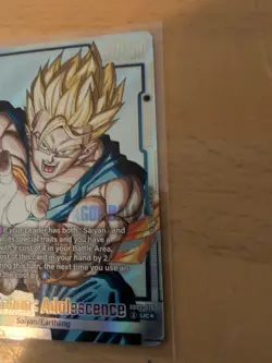 Son Gohan : Adolescence SB02-026 Alternate Art Manga Booster 02 Dragon Ball Card - Image 3