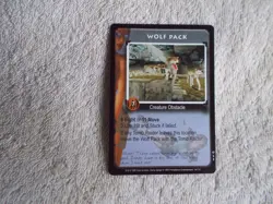 C&E 1999: Lara Croft Tomb Raider "WOLF PACK" #025 CCG Trading Card - Image 1