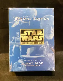 1998 Special Edition Star Wars Customizable Card Game Light Side Starter Deck - Image 1