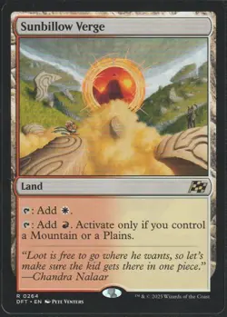 MAGIC: THE GATHERING - Aetherdrift - Sunbillow Verge - Trading Card - Image 1