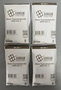 (4) x Gundam Card Game Store Tournament Kit Vol 2 SEALED English - Image 1