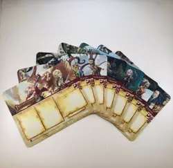 7Ct Pathfinder Adventure Rise of the Runelords Card Game Base Set Mini Mats - Image 1