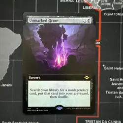 Near Mint x 1 Unmarked Grave - Foil - Extended Art Modern Horizons 2 Variants - Image 1