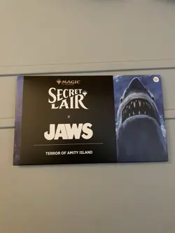 MTG Secret Lair Jaws Terror of Amity Island Non Foil​ NEW SEALED - Image 1