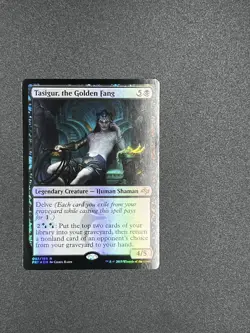Magic The Gathering Fate Reforged Tasigur, the Golden Fang FOIL - Image 2