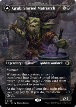 Grub, Storied Matriarch SHOWCASE Lorwyn Eclipsed Magic MTG NM - Image 1