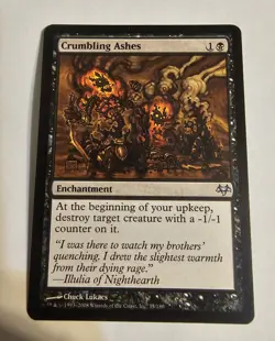 Crumbling Ashes Eventide MTG Magic The Gathering NM - Image 1