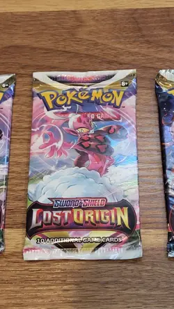 4x Pokemon TCG Sword & Shield Lost Origin Booster Packs Factory Sealed Unopened - Image 3