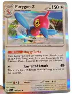 Pokemon TCG - Paradox Rift - Reverse Holo - Porygon-Z - 144/182 - Image 3