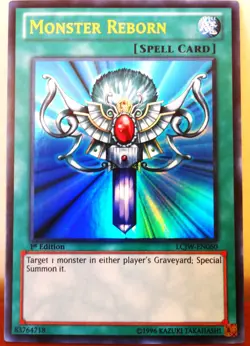 Monster Reborn - LCJW-EN060 - Ultra Rare - 1st Edition Yugioh - Image 1