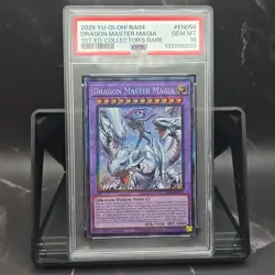 Dragon Master Magia RA04-EN055 1st Edition Collector's Rare Yu-gi-oh PSA 10 - Image 1