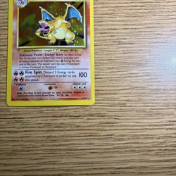 Pokemon TCG Charizard 4/102 Base Set Holo Rare Charizard Trading Card - Image 5