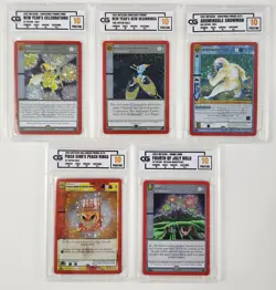 Metazoo Promo Lot of 5 Graded Cards Christmas, July 4th - CG 10 Pristine Graded - Image 1