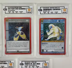 Metazoo Promo Lot of 5 Graded Cards Christmas, July 4th - CG 10 Pristine Graded - Image 3