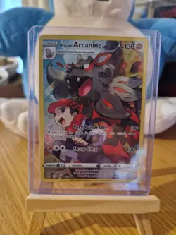 Pokemon TCG Hisuian Arcanine Holo Card Lost Origin Trainer Gallery, TG08/TG30 - Image 1