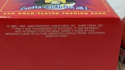 1998 Limited Edition 23K Gold-Plated Pokemon Trading Card - Jigglypuff -Unopened - Image 4