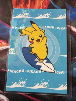Pikachu Surfing database pokemon card More In Store - Image 1