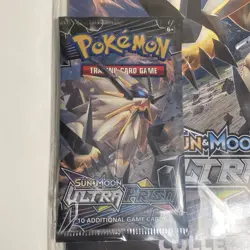 Pokemon Sun & Moon Ultra Prism Mini Collector’s Album & 10 Cards - New - Image 3