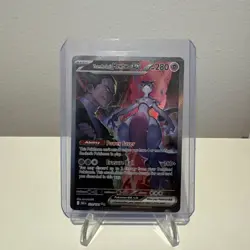Pokemon TCG Destined Rivals Team Rocket's Mewtwo EX Card 231/182 NM Holofoil - Image 1
