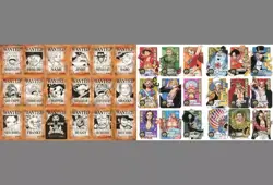 PREORDER One Piece x Saikyo Jump Character WANTED Mini Cards Nami Nico Robin - Image 1
