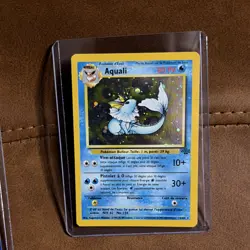 Pokemon Aquali Jungle Holo Rare French Card 12/64 1999 Stage 1 - Image 1