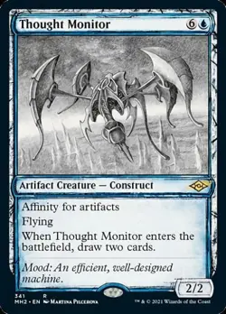 Thought Monitor (Showcase) -Foil Near Mint MTG Modern Horizons 2 - Image 1