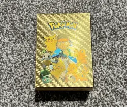 Pokemon Gold Foil Full Set 110 PCS Open Box Otherwise Undisturbed Cards - Image 4