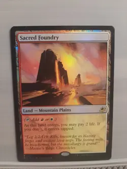 Sacred Foundry Edge of Eternities MTG Rare Card #256 Regular Card - Image 1