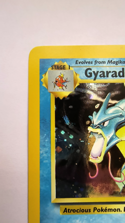 2000 Pokemon Base Set 2 Gyarados 7/130 Holo Card - LP - Image 3