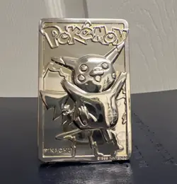 1999 Pokemon Burger King 23K Gold Plated Pokemon Card - Pikachu 🔥 - Image 1