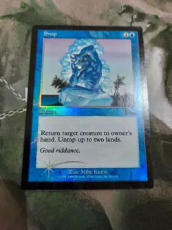 Magic the Gathering MTG - FOIL Snap - Original Urza's Legacy Vintage - Ex/LP Con - Image 1
