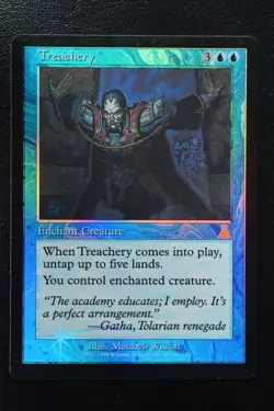 Magic The Gathering MTG TREACHERY FOIL Urza's Destiny LP Lightly Played - Image 1