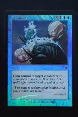 Magic The Gathering MTG DOMINATE FOIL Nemesis LP Lightly Played - Image 1