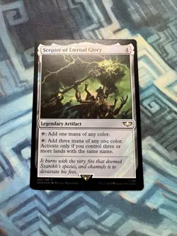 MTG Surge Foil Sceptre of Eternal Glory NM Unplayed Warhammer 40000 - Image 2