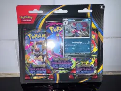 Pokemon TCG: Phantasmal Flames 3 Pack Triple Blister Weavile Promo - Image 1