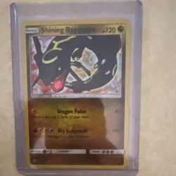 Shining Rayquaza 56/73 Shiny Holo Rare Pokemon Card Shining Legends TCG - Image 1