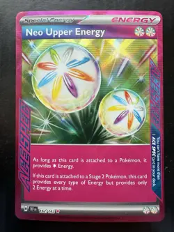Pokemon Temporal Forces Neo Upper Energy 162/162 ACE SPEC Rare (NM) - Image 1