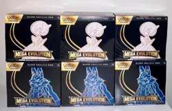 Pokemon (LOT OF 6) ETB Mega Evolution Lucario Elite Trainer Box New Sealed - Image 5