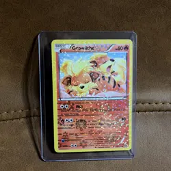 Pokemon Growlithe RC4/RC25 Legendary Treasures Radiant Collection Reverse Holo - Image 1