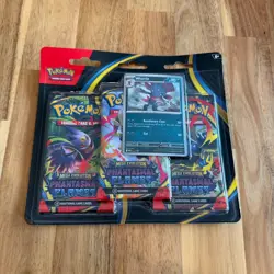 Pokemon Phantasmal Flames - Weavile 3-Pack Booster Blister Factory Sealed - Image 1