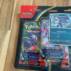 Pokemon Phantasmal Flames - Weavile 3-Pack Booster Blister Factory Sealed - Image 2
